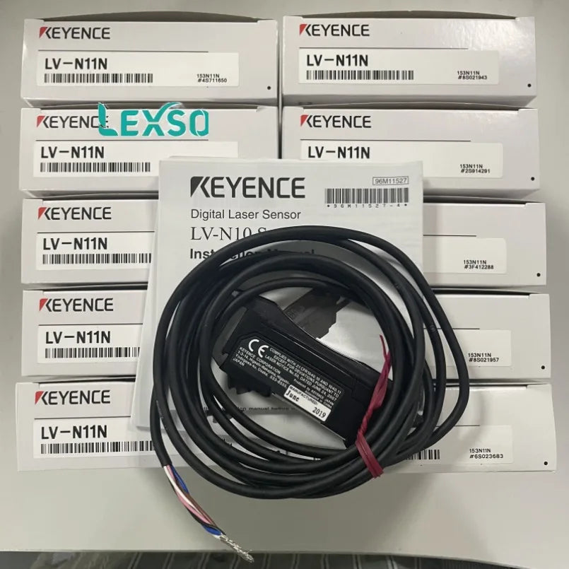 KEYENCE LV-N11N LVN11N DIGITAL LASER SENSOR AMPLIFIER UNIT, CABLE TYPE, PLC NEW lexso