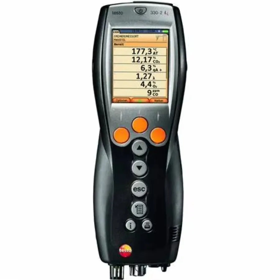 100% Original German Testo 330-2LL Enhanced Version Flue Gas Analyzer Suit Industrial Detector Equipment LS   ytdi