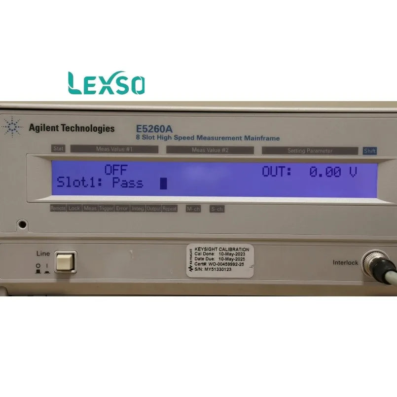 Keysight E5260A IV Analyzer/8 Slot Precision Measurement Mainframe    lexso