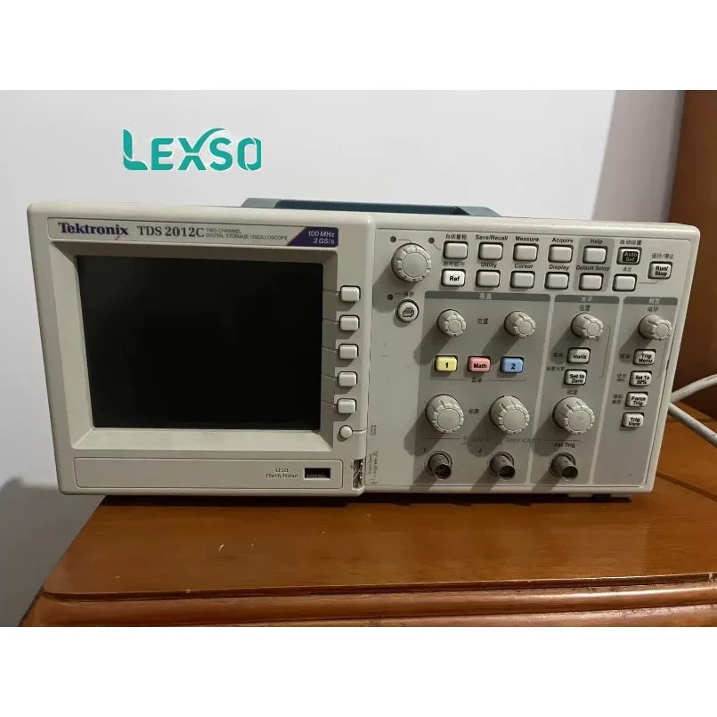 1PCS Tektronix TDS2012C 100MHz 2Ch Oscilloscope Used   lexso