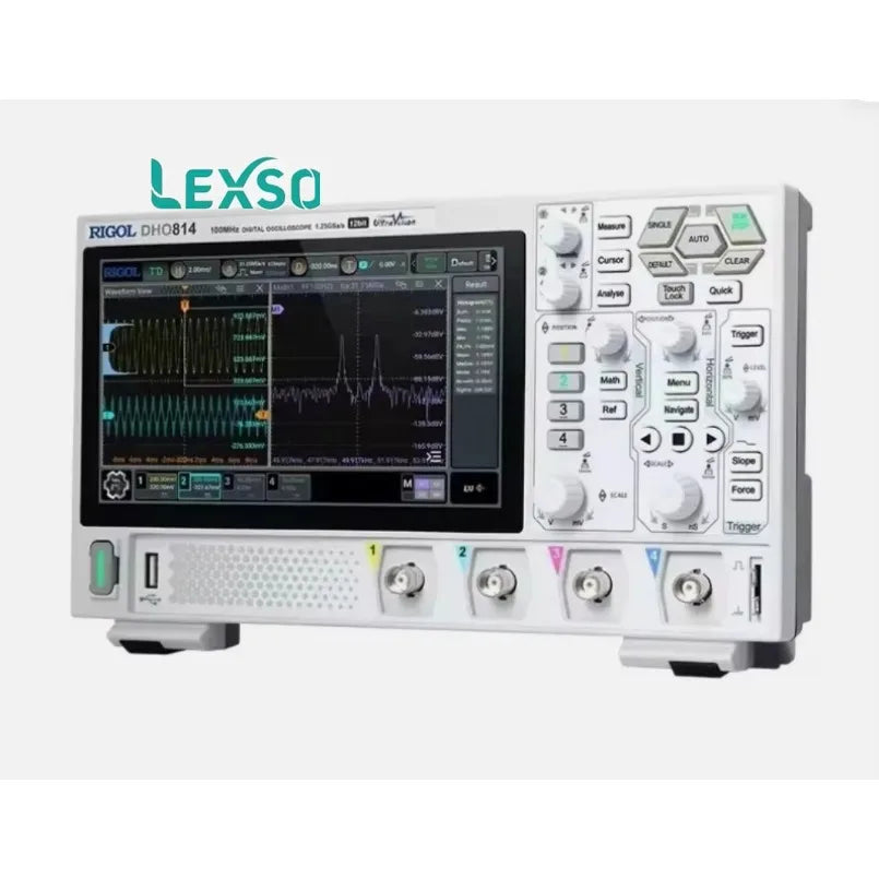 Rigol DHO804 Digital Oscilloscope 2 Channels 25 Mpts Maximum Storage Depth Supports Type-C Power Supply lexso
