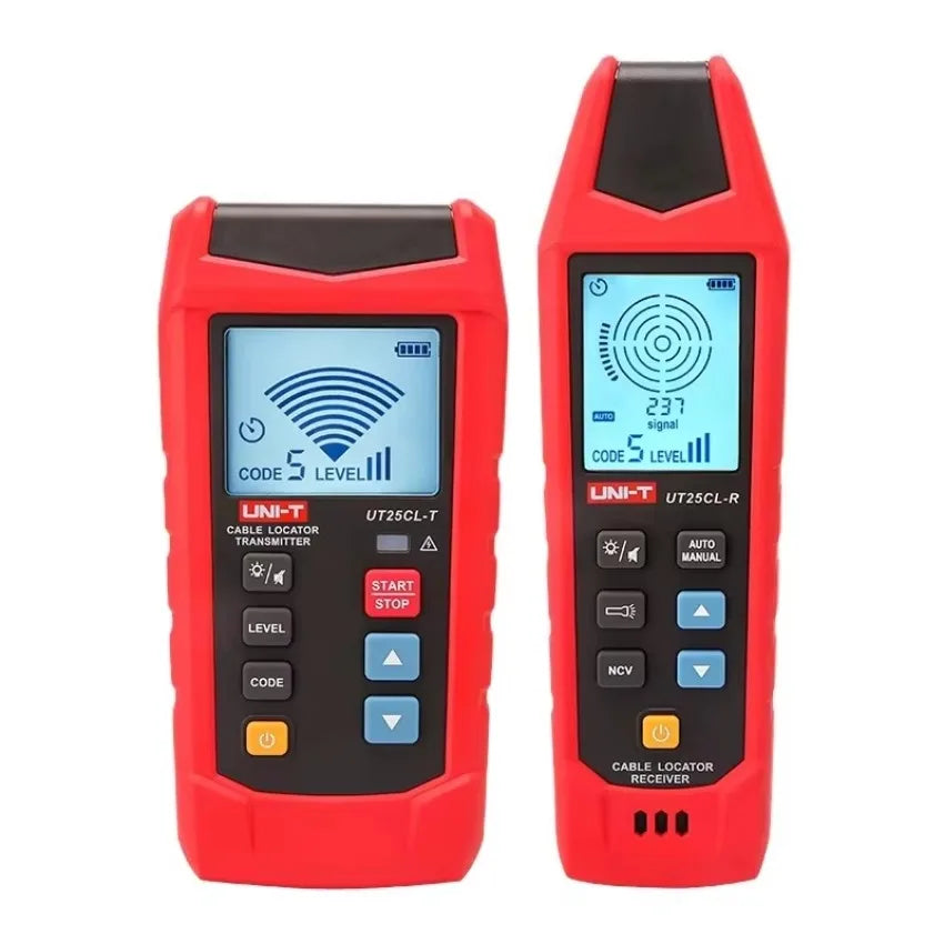 UNI-T UT25CL Handheld Cable Locator Detects Conductors Identifies Interruptions Short Circuits Traces Underground Cables LS    ytdi