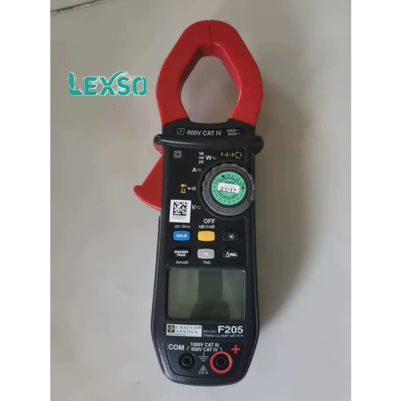 Chauvin Arnoux F205 Digital Current Clamp CAT III 1000 V, CAT IV 600 V Display (Counts): 6000    lexso