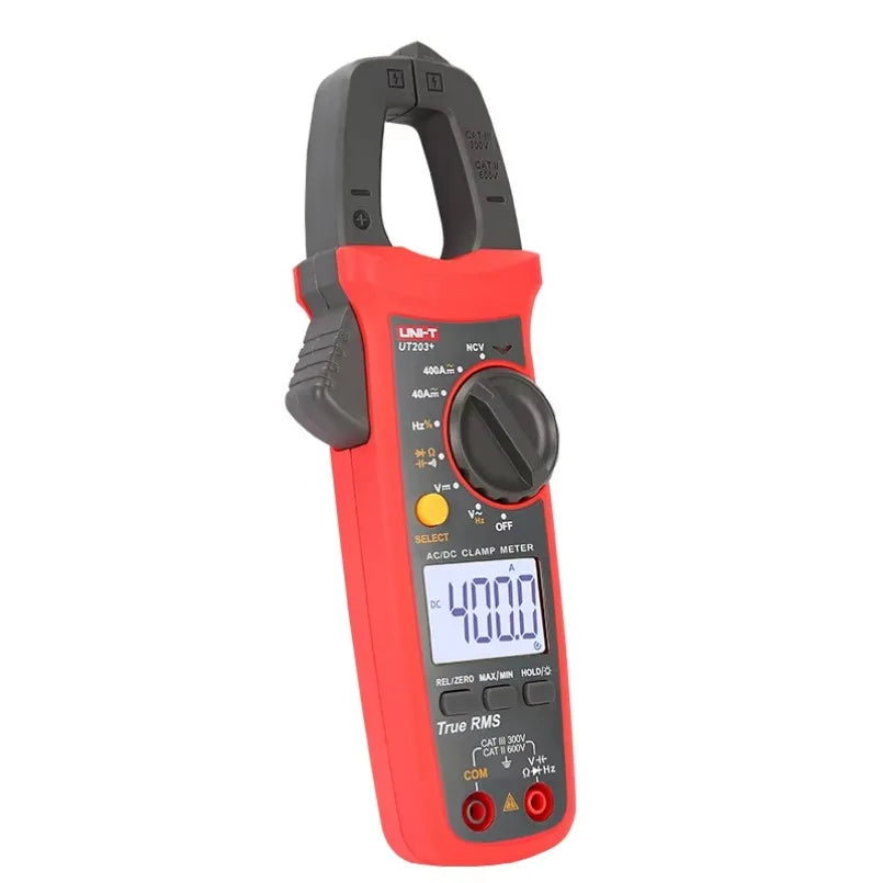 UNI-T UT203+ AC DC Ampere Voltage Clamp Watt Meter Handheld Clamp Multimeter Digital Clamp Meter LCD lexso