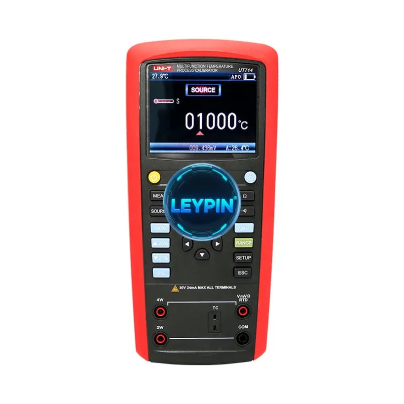 UNI-T UT714 Multifunction for Test Instrument High-Accuracy Temperature Process Thermocouples Voltage Resistance   lexso
