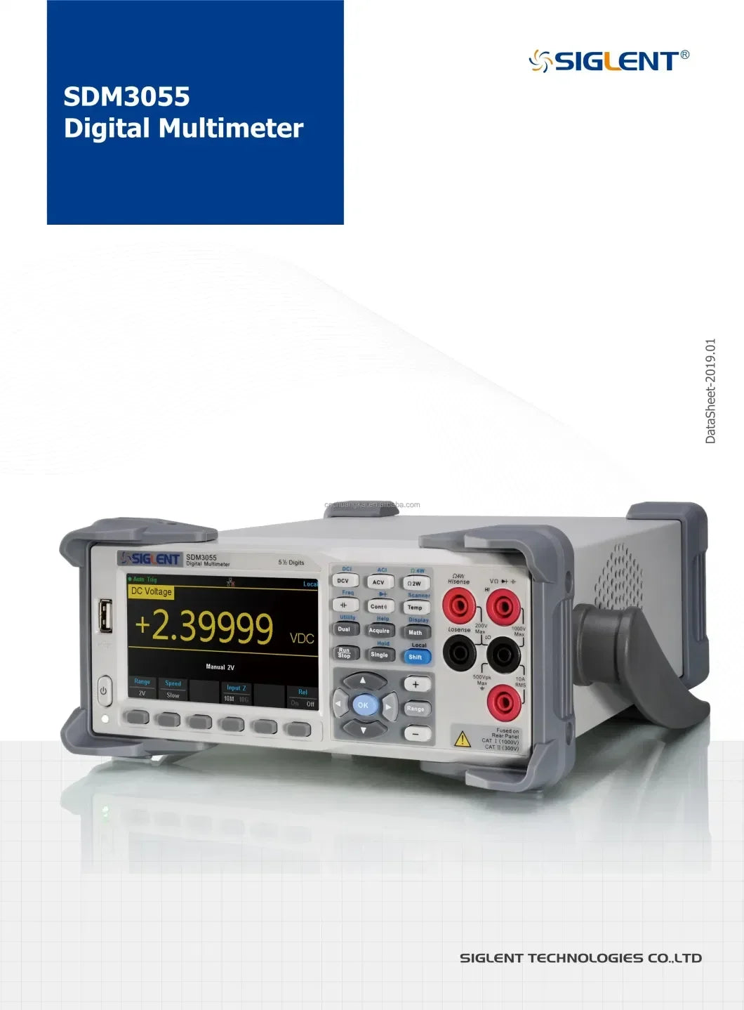 Siglent SDM3055X-E 5-1/2 Digital Multimeter Dual Display H Multi Tester True-RMS    ytdi