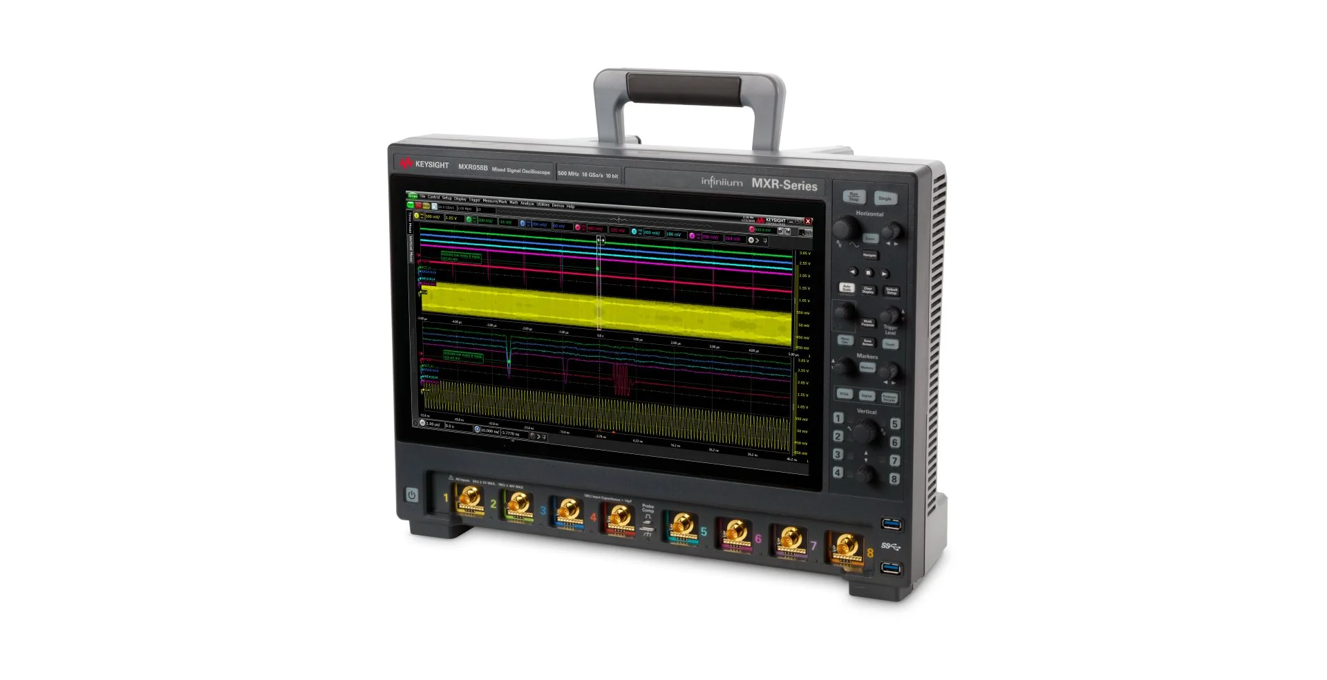 TTLTES keysight MXR058B Infiniium MXR B-Series Oscilloscope: 500 MHz, 8 Channels