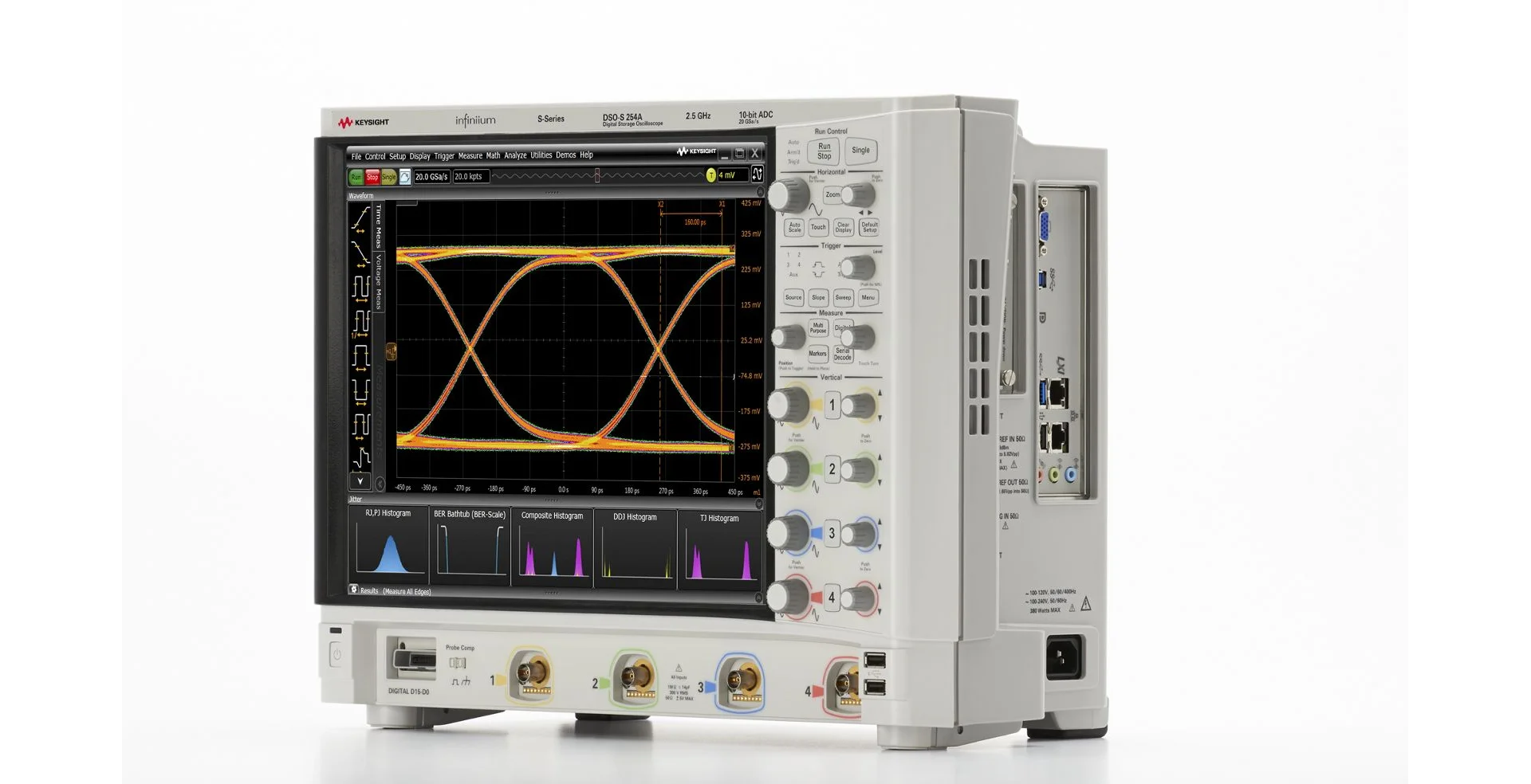 TTLTES Keysight High-Definition Oscilloscopes DSOS254A/DSOS404A/DSOS604A 4 Analog Channels with 2.5/4/6GHz