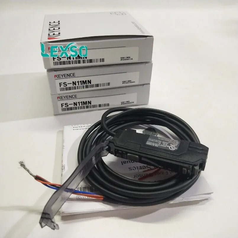 FS-N11MN Optical Fiber Amplifier Cable Type Main Unit NPN Output Digital Optical Sensors New Original lexso