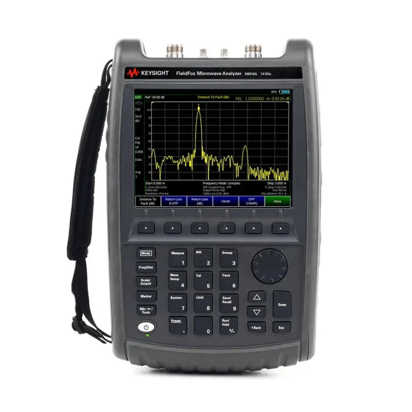 Keysight N9916A FieldFox Handheld Microwave Analyzer 14 GHz Frequency 14GHz DANL at 1GHz -155 DBmW 1 Month Warranty lexso