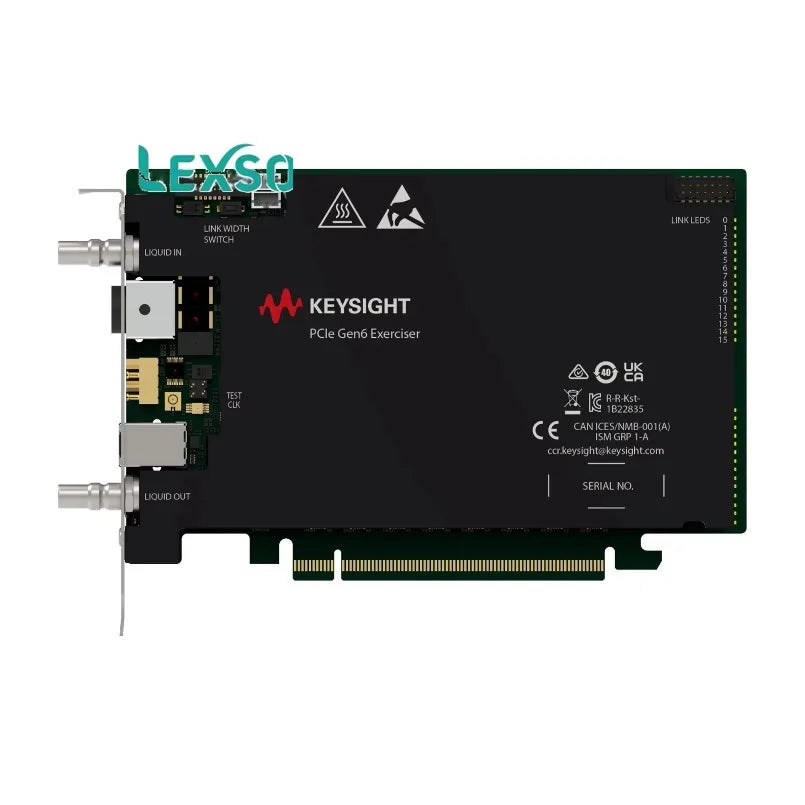 Keysight P5573A PCIe 6.0 Electronic Measuring  Scalable Flow Control Protocol Exerciser Link Training LTSSM Control lexso