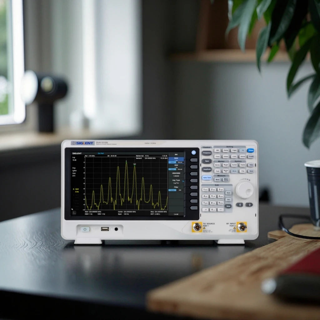 Siglent SVA1015X Spectrum & Vector Network Analyzer, 9 kHz to 1.5 GHz with Tracking Generator