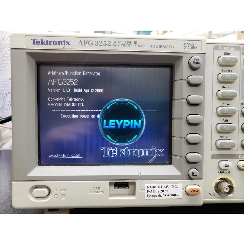 Tektronix AFG3252 Arbitrary Function Generator 2 GS/s 240 MHz -Tested Working    ytdi