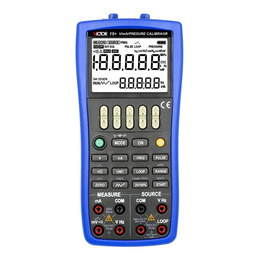 VICTOR VC15+ V/mA/Pressure Calibrator Calibrating 2wire Pressure Transmitter Calibrating Pressure-voltage Transmitter LS   ytdi