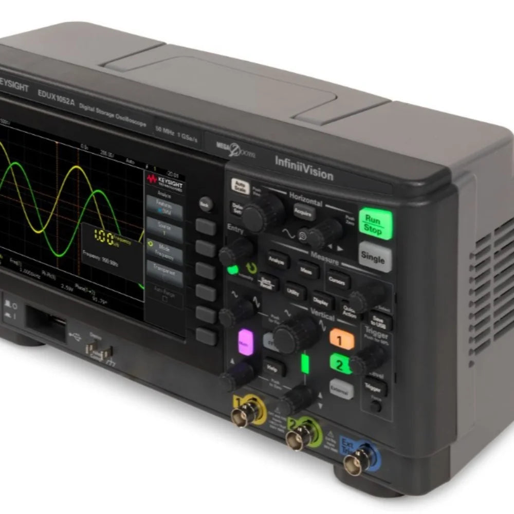 Keysight Technologies EDUX1052A InfiniiVision 1000 X Series, 50MHz Bench Oscilloscope, 2 Analogue Channels    ytdi