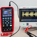 UNI-T UT81C+ Handheld Digital Oscilloscope Transistor Test Multimeter 250MSa/s Sampling Rate 50MHZ Signal Generator Osciloscopio lexso