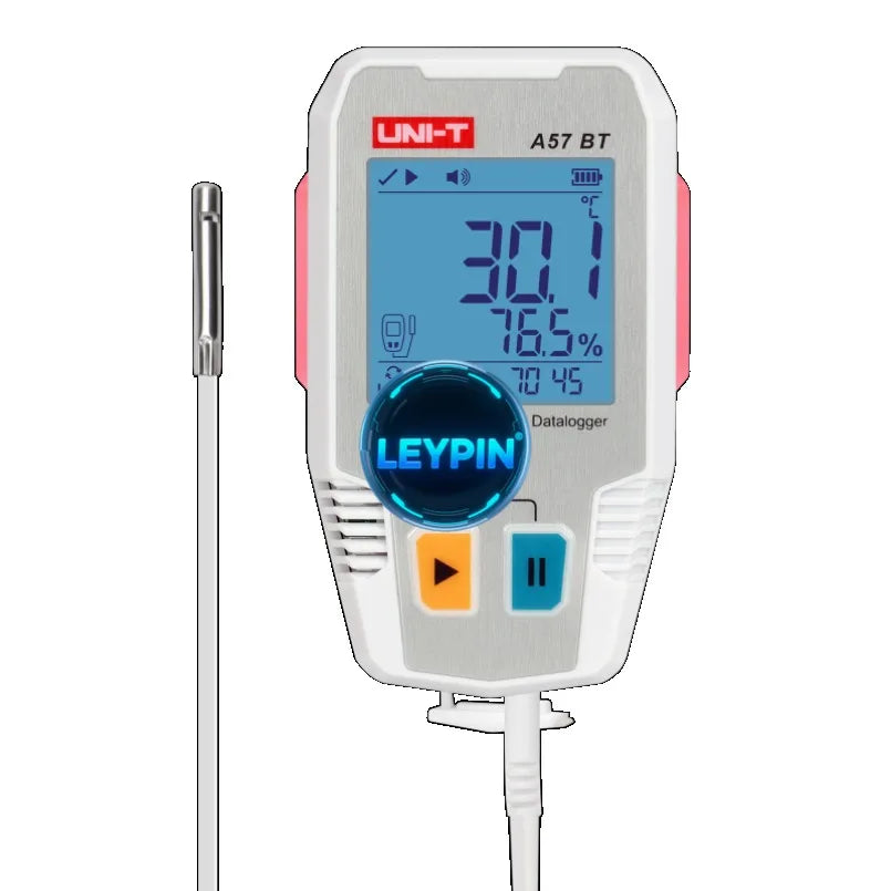 UNI-T A56 BT & A57BT for Temperature & Humidity Datalogger -40 85 Range IP54 64000 Data Storage PC APP Analysis Soft     lexso