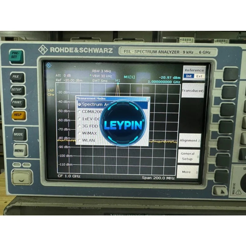 Rohde & Schwarz (R&S) FSL6 9kHz-6GHz Spectrum Analyzer WITH OPT K7 B7 B22