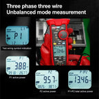UNI-T UT219P Harmonic Power Clamp Meter 3 Phase Professional Active Apparent Reactive Power Factor Meter Pliers Multimeter lexso