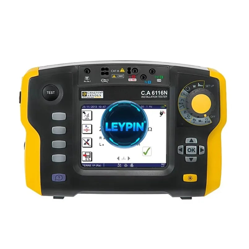Original CHAUVIN ARNOUX AEMC CA 6116N Multi-Function Installation Tester Equipped with Advanced Type-B RCD Testing   ytdi