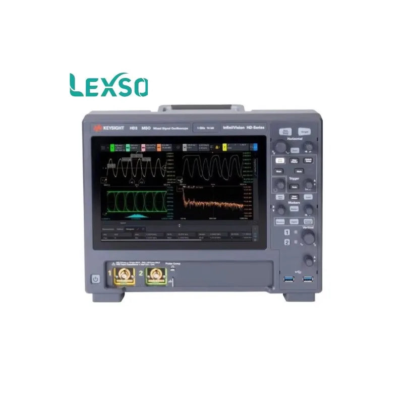 Keysight HD302MSO-200 200MHz Digital Multiscope 2+16 Channel Desktop Oscilloscope 14-Bit Resolution 1.2GHz Sample Rate lexso