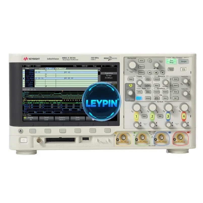 Keysight MSOX3024A Mixed Signal Oscilloscope: 200 MHz, 4 Analog and 16 Digital Channels    lexso