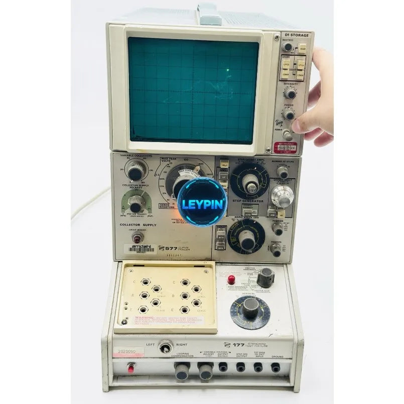 Tektronix 577 Transistor Curve Tracer Tested 177 Standard Test Fixture Works S1    ytdi