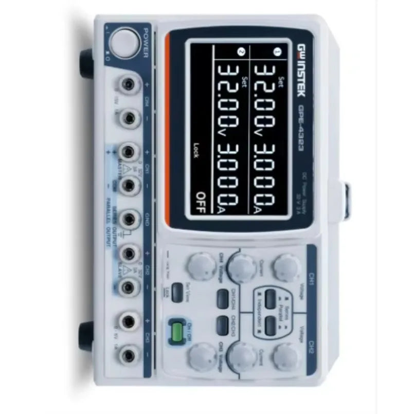GW Instek GPE-4323 4-Channel Programmable Linear DC Power Supply Remote Control, OVP/OCP/OTP Protection  lexso
