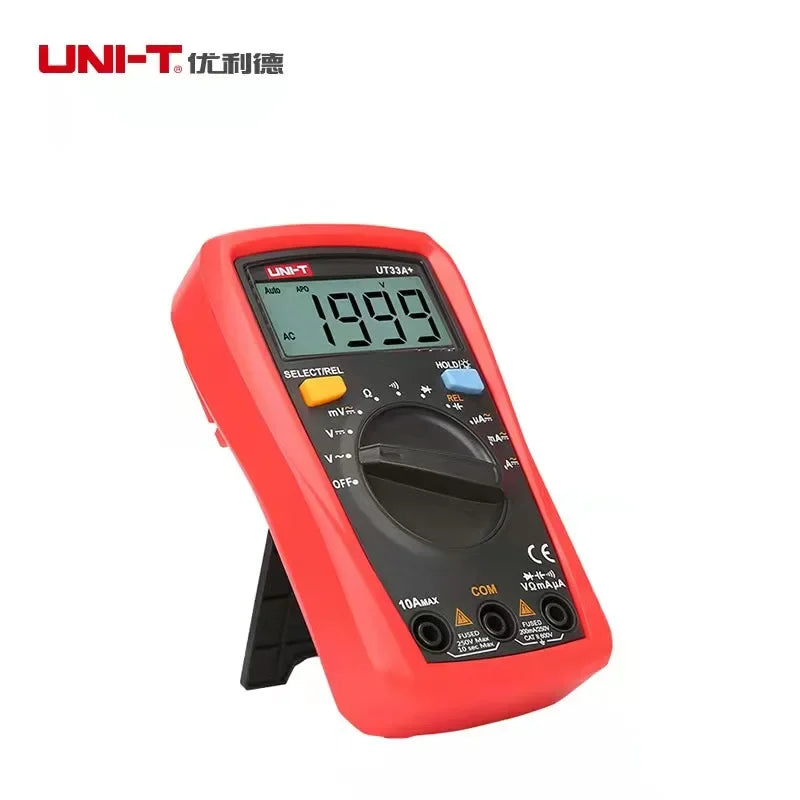 Eulide UT33 Handheld Digital Multimeter Digital Display Multimeter Small Multi-purpose Electricity Meter    ytdi