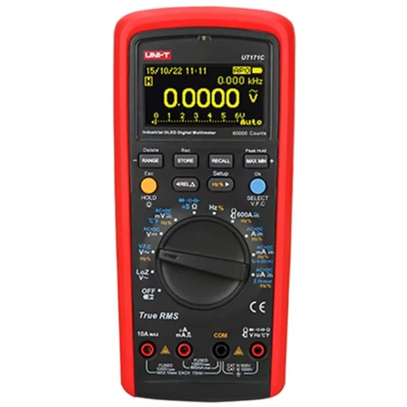 UNI-T UT171C Professional Portable Handheld Industrial Digital Multimeter Ac Dc Tester Die Led Display Circuit Ohm Tester lexso