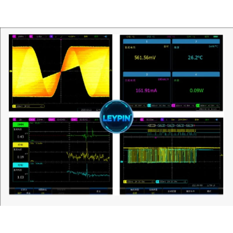 Ceyear Digital Fluorescent handheld Oscilloscope 4382D 4CH 500MHz 5GSa/s lab test home cars auto      lexso