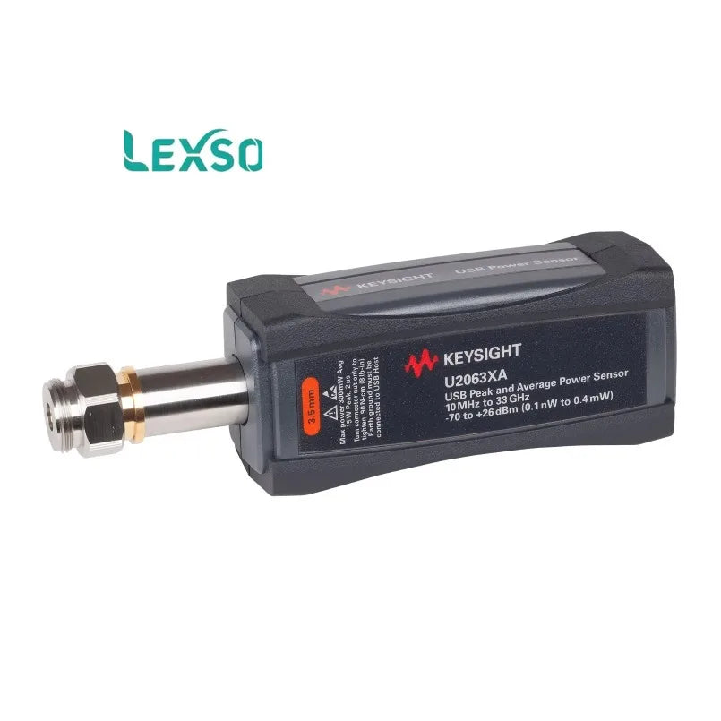 Keysight U2063XA 10 MHz to 33 GHz USB Wide Dynamic Range Average and Peak Power Sensor    lexso