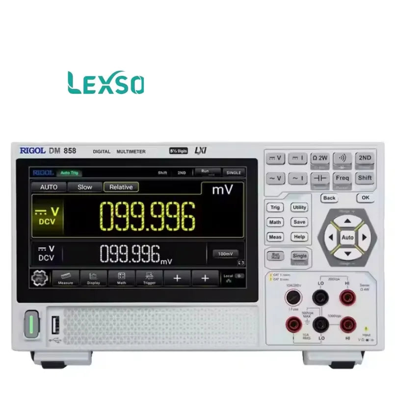 Rigol 5.5-digit Handheld Digital Multimeter DM858 DC Current/AC Voltage/Temperature Measurements 11 Types Input Signals lexso