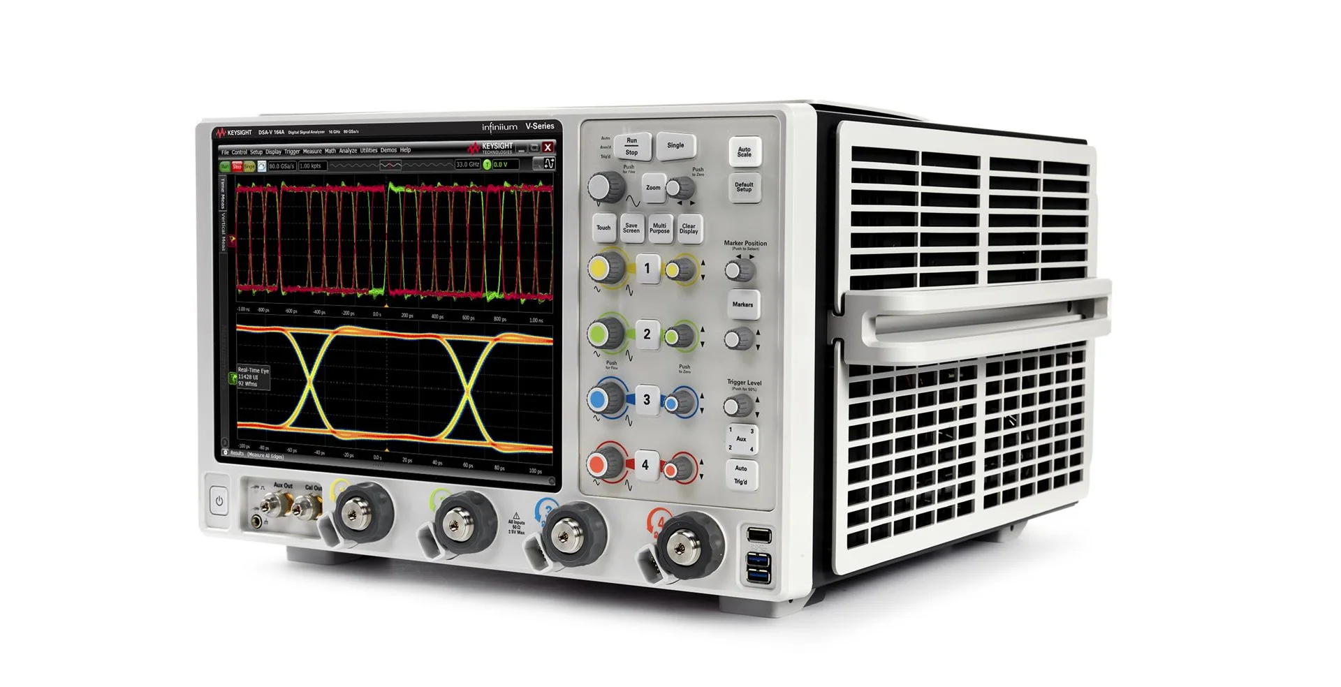 TTLTES KEYSIGHT DSAV164A Infiniium V-Series Digital Oscilloscope 16 GHz 4 Analog Channels 80 GSa/s