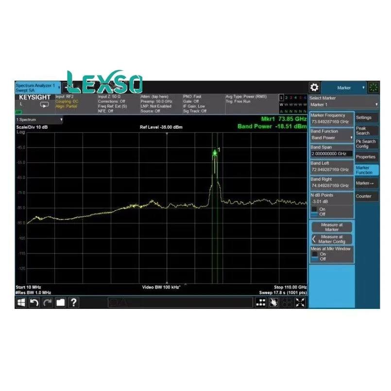 Keysight N9041B UXA Signal Analyzer Multi-touch 3 Hz to 110 GHz for Test Instrument Price Negotiable lexso