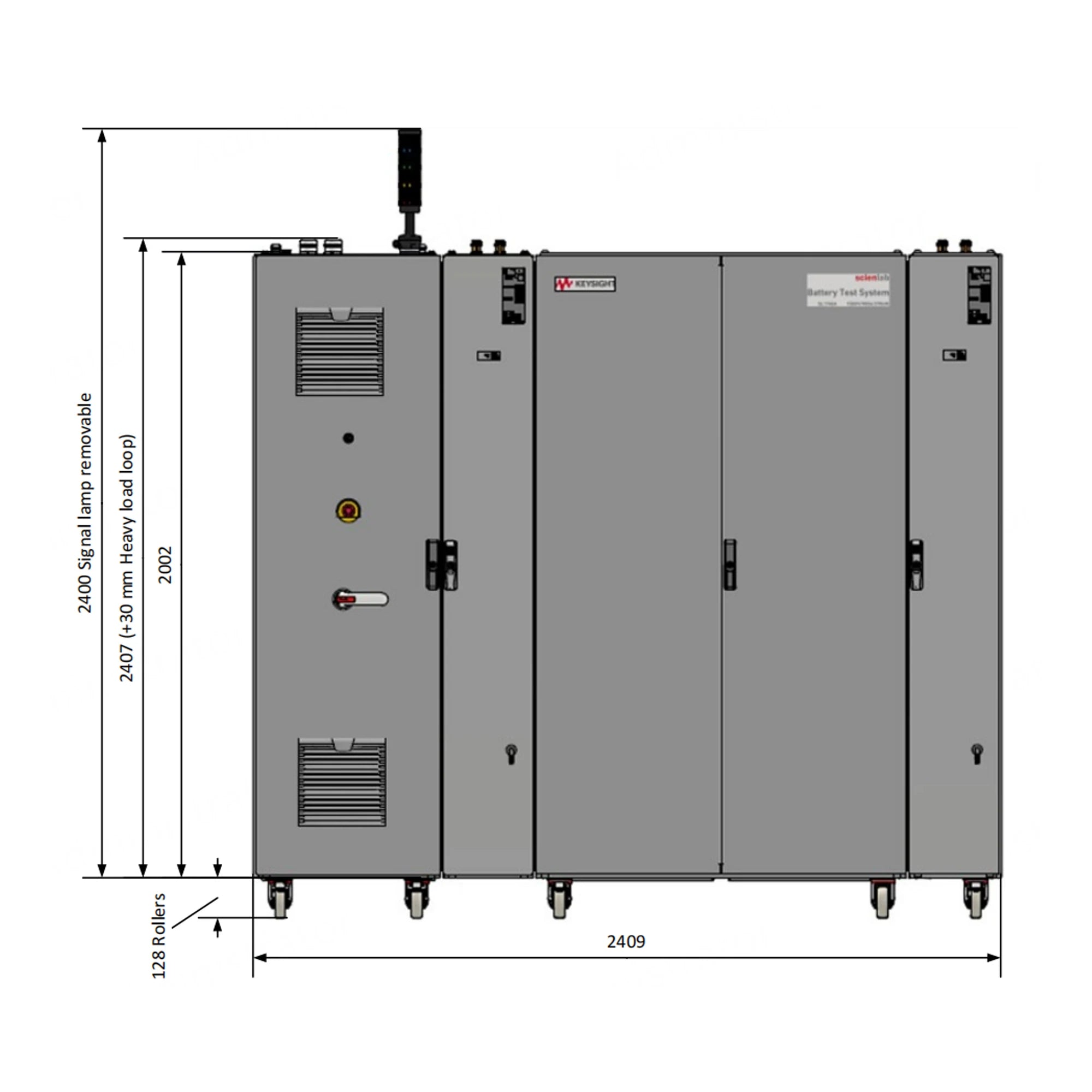 Keysight SL1740A Pack Level 300 kW Scienlab Battery for Test System Electronic Measuring Instrument