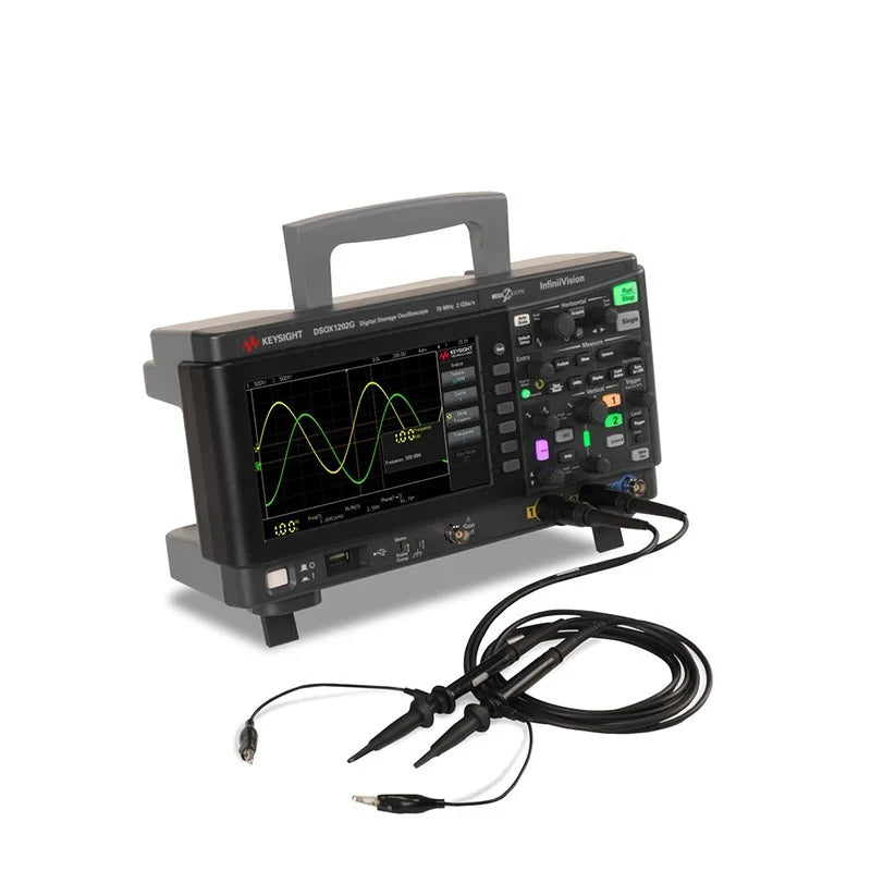 Keysight DSOX1202G 2-Channel Digital Oscilloscope with Built-In Waveform Generator 8-Bit Resolution 2 GSa/s Sample Rate   ytdi