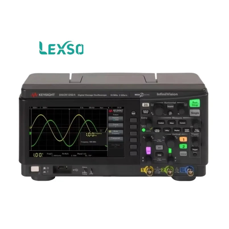 Keysight Dsox1202A USB Portable Dual Channel Digital Oscilloscope with Edux1052A/G High-Performance Product lexso