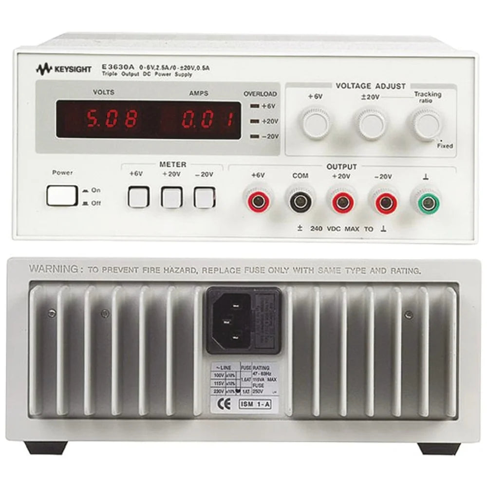 Keysight E3630A 20V 2.5A 15W Digital Benchtop Power Supply Triple Output for Electronic Components Measurement Instruments    ytdi