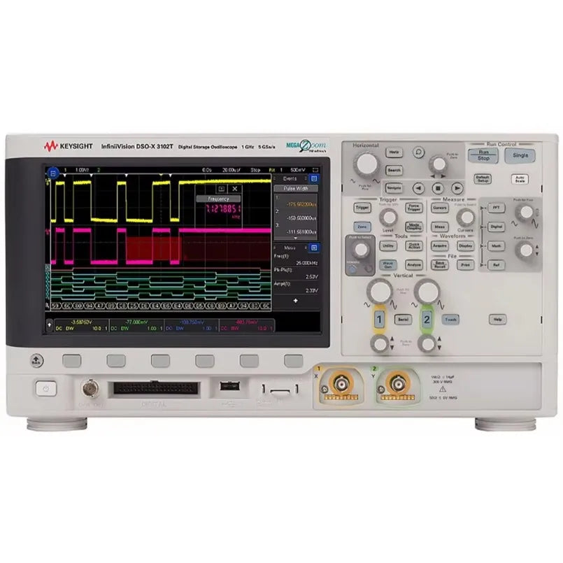 Keysight  3000T X Series MSOX3102T 1GHz Bench Oscilloscope 2 Analogue Channels 16 Digital Measuring lexso