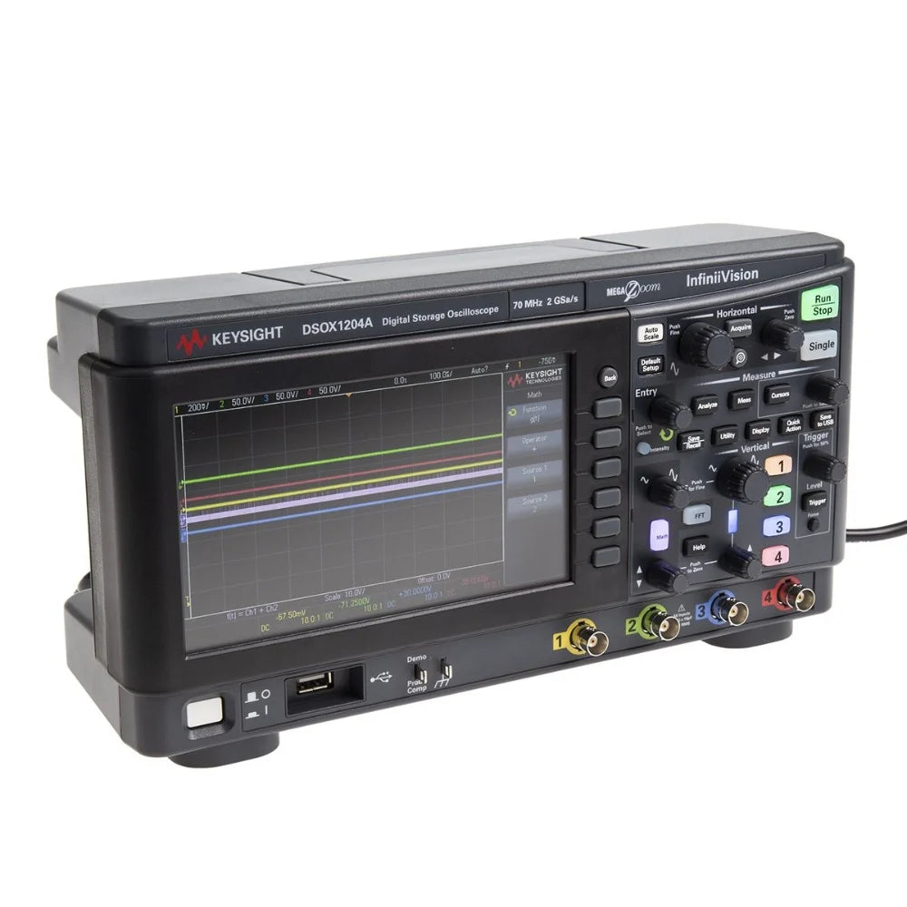 osciloscopio Keysight Technologies DSOX1204A InfiniiVision 1000 X Series 70MHz Bench Oscilloscope with 4 Analogue Channels 1-Year Warranty   ytdi
