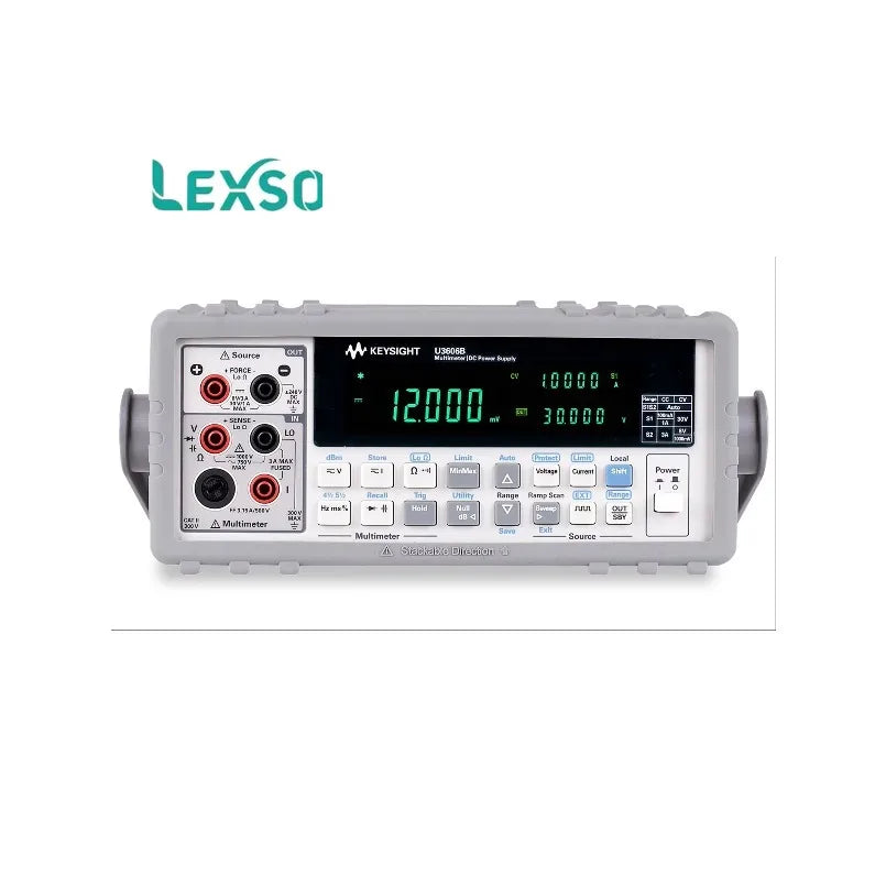 Keysight U3606B Multimeter/DC Power Supply full-featured 120,000 counts resolution DMM and a 30-W DC power supply lexso