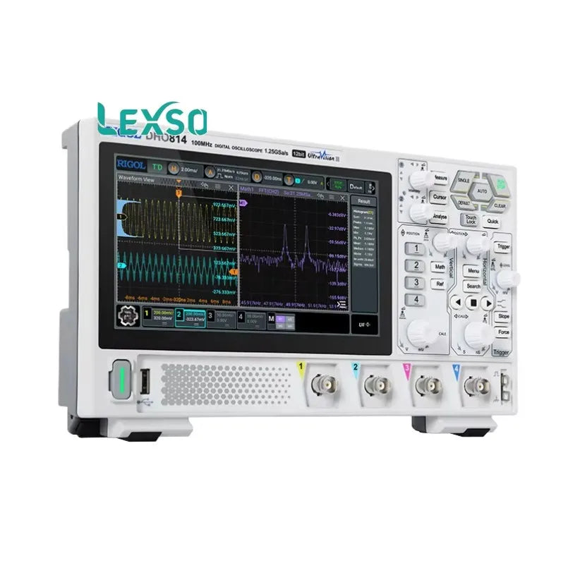 RIGOL New Model DHO804/DHO814 HD Touch Screen Portable Digital Oscilloscope with 70M Analog Bandwidth lexso