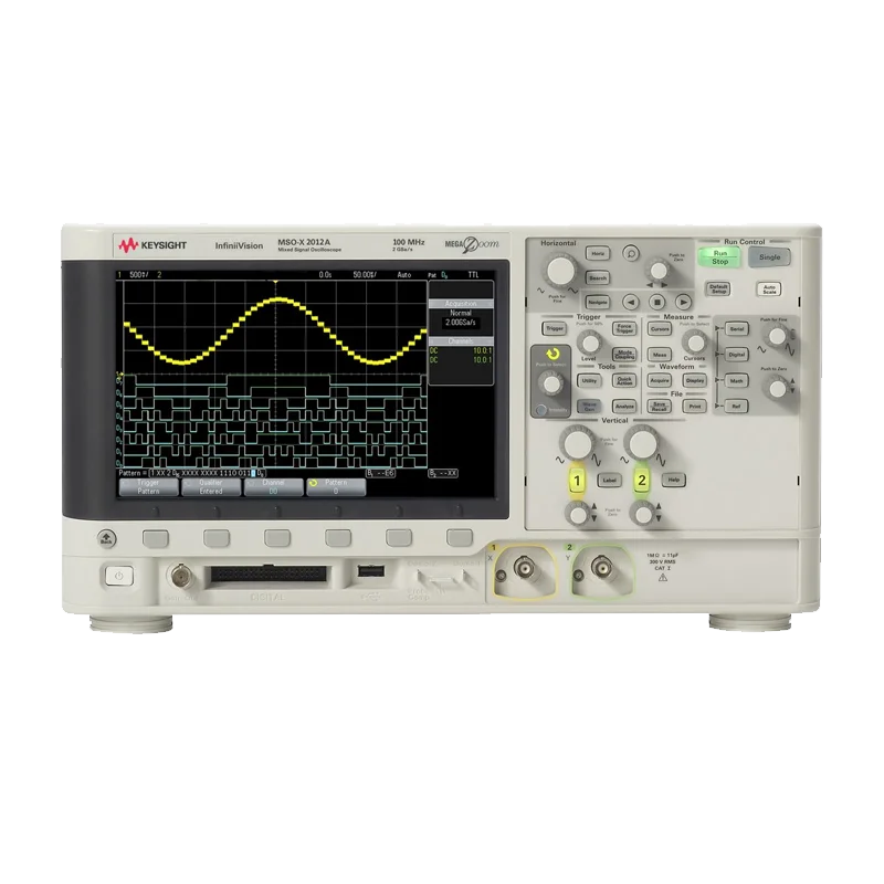 Keysight Agilent DSOX2002A MSOX2012 DSO-X2022A Oscilloscope 70 MHz Electronic Measuring Instrument with 2 Analog Channels