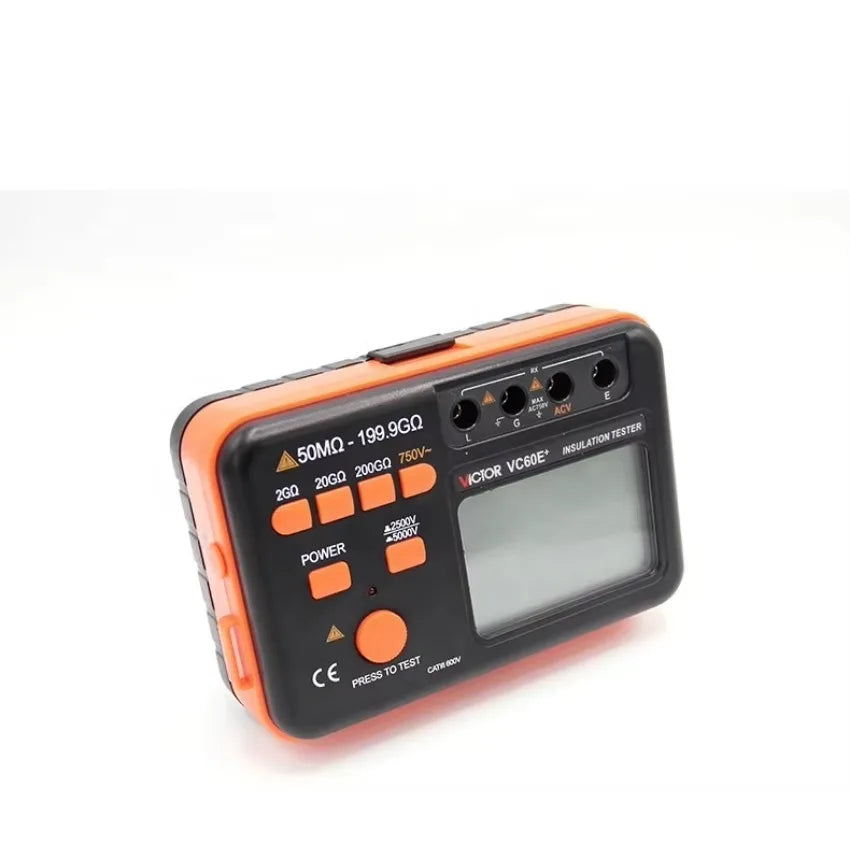 VICTOR VC60E+ Digital Insulation Tester Uses the DC-excited Transducer to Convert DC 12V to DC High Voltage 2500V/5000V LS   ytdi
