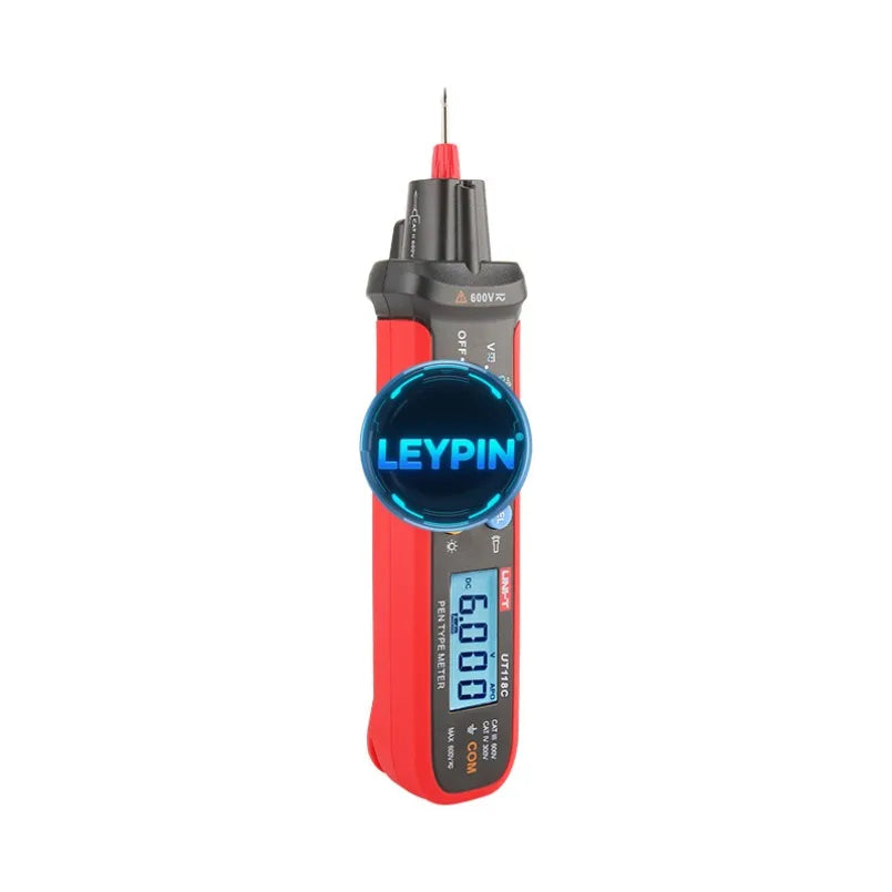 UNI-T UT118C Pen-Type Meter AC/DC 600V True RMS Two-Color Mold for Test Instrument     lexso