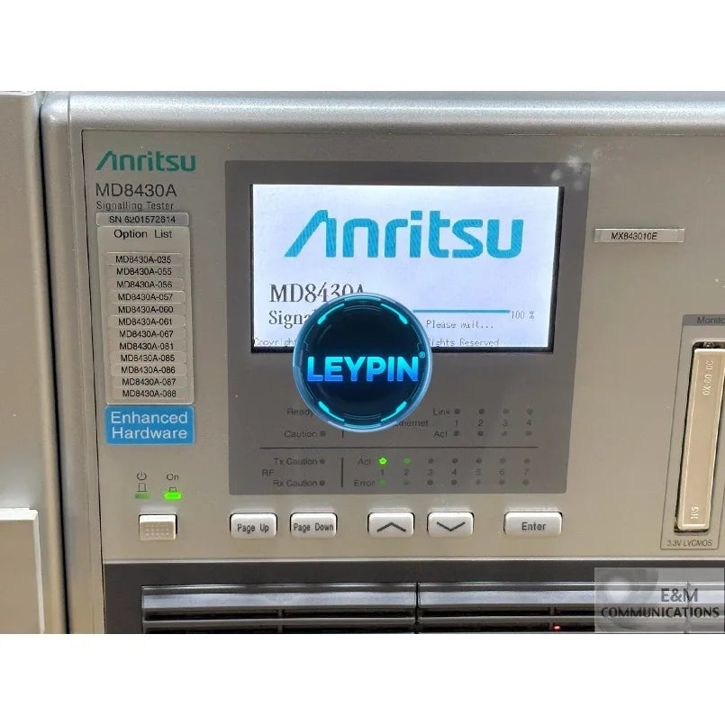 MD8430A ANRITSU 3.8 GHZ SIGNALLING TESTER BASE STATION SIMULATOR 6201572614     ytdi