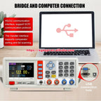 VICTOR 4091C Digital Bench Top LCR Meter 10 Hz -100 KHz Bandwidth Frequency Adjustable 10 ~ 2000 mv   ytdi