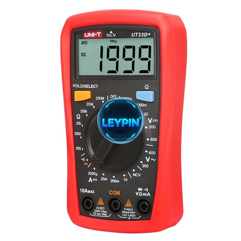 UT33D+ 1999 Counts Dc Tester Multimeter Unit Multimeter Voltage Meter Multimetro Digital      lexso