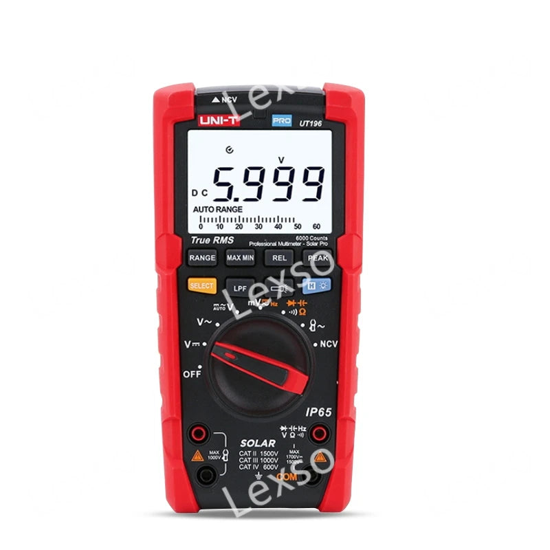 UNI-T UT196 True RMS Solar Digital Multimeter    ytdi